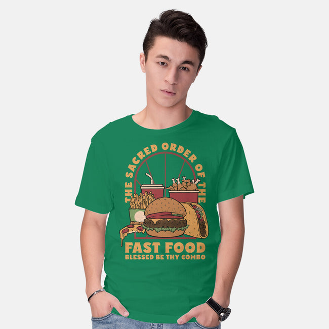 Sacred Order Of Fast Food-Mens-Basic-Tee-Studio Mootant