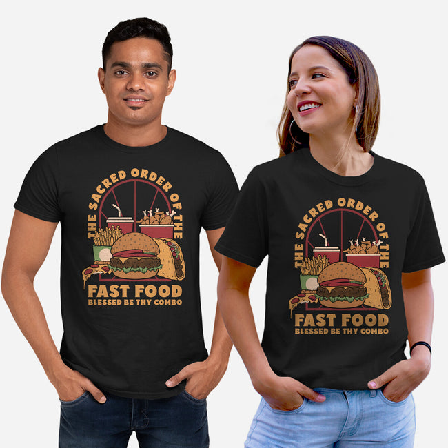 Sacred Order Of Fast Food-Unisex-Basic-Tee-Studio Mootant