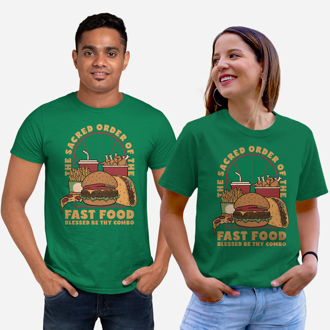 Sacred Order Of Fast Food-Unisex-Basic-Tee-Studio Mootant