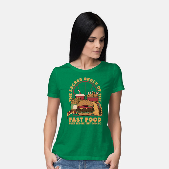 Sacred Order Of Fast Food-Womens-Basic-Tee-Studio Mootant