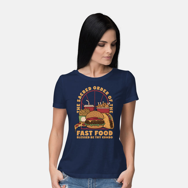 Sacred Order Of Fast Food-Womens-Basic-Tee-Studio Mootant