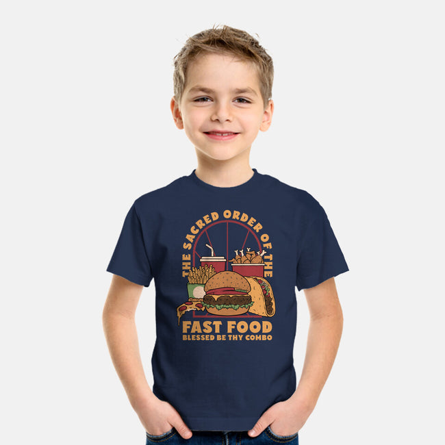 Sacred Order Of Fast Food-Youth-Basic-Tee-Studio Mootant