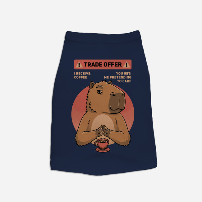 Capybara Coffee Trade-Dog-Basic-Pet Tank-Studio Mootant