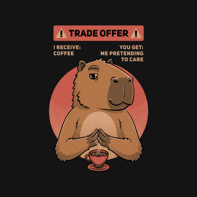 Capybara Coffee Trade-None-Fleece-Blanket-Studio Mootant