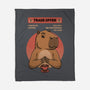 Capybara Coffee Trade-None-Fleece-Blanket-Studio Mootant