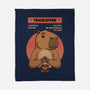 Capybara Coffee Trade-None-Fleece-Blanket-Studio Mootant