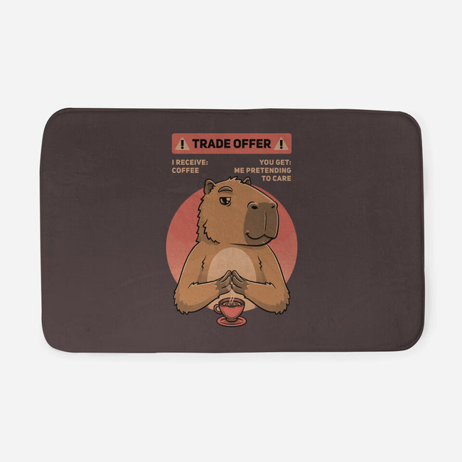 Capybara Coffee Trade-None-Memory Foam-Bath Mat-Studio Mootant