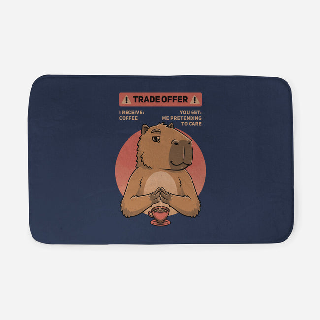 Capybara Coffee Trade-None-Memory Foam-Bath Mat-Studio Mootant