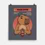 Capybara Coffee Trade-None-Matte-Poster-Studio Mootant