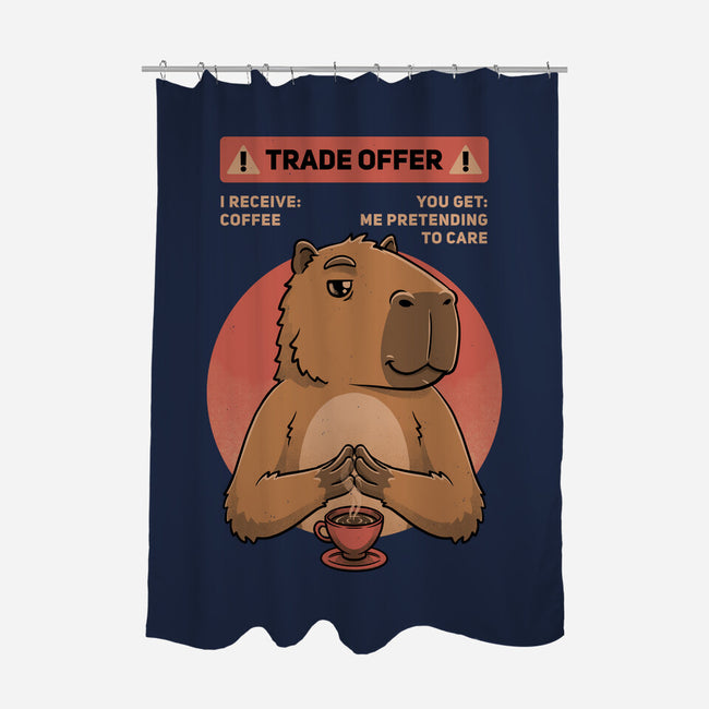 Capybara Coffee Trade-None-Polyester-Shower Curtain-Studio Mootant