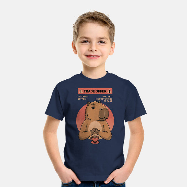 Capybara Coffee Trade-Youth-Basic-Tee-Studio Mootant