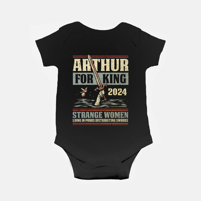 Arthur For King 2024-Baby-Basic-Onesie-kg07