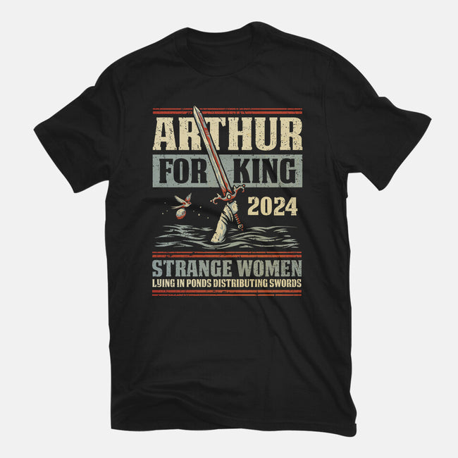 Arthur For King 2024-Unisex-Basic-Tee-kg07