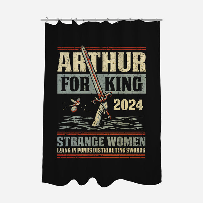 Arthur For King 2024-None-Polyester-Shower Curtain-kg07