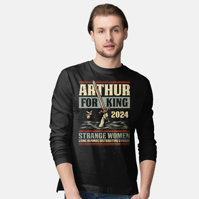 Arthur For King 2024-Mens-Long Sleeved-Tee-kg07