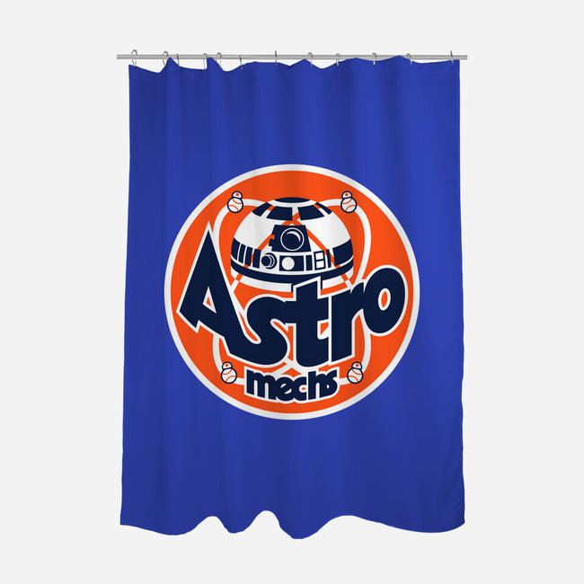 Astromechs-None-Polyester-Shower Curtain-Wheels