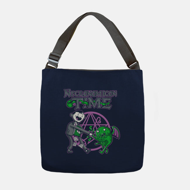 Necronomicon Time-None-Adjustable Tote-Bag-demonigote