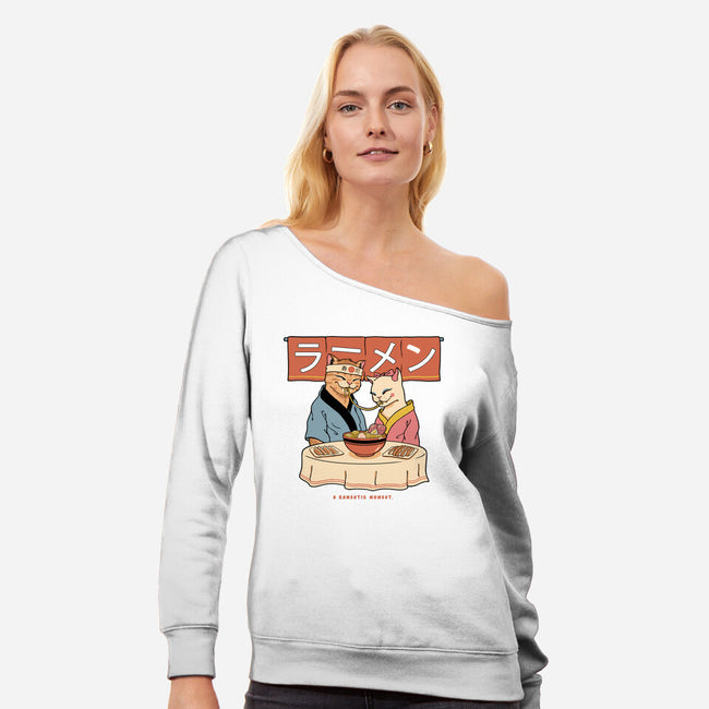 A Ramentic Moment-Womens-Off Shoulder-Sweatshirt-vp021