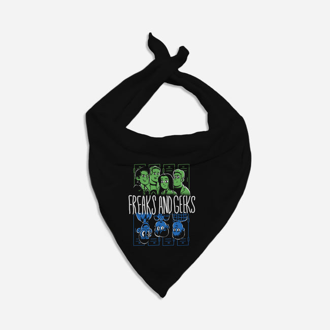 Freaks And Geeks-Dog-Bandana-Pet Collar-estudiofitas