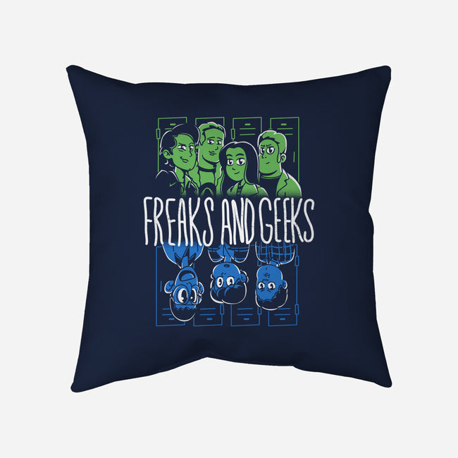 Freaks And Geeks-None-Removable Cover-Throw Pillow-estudiofitas