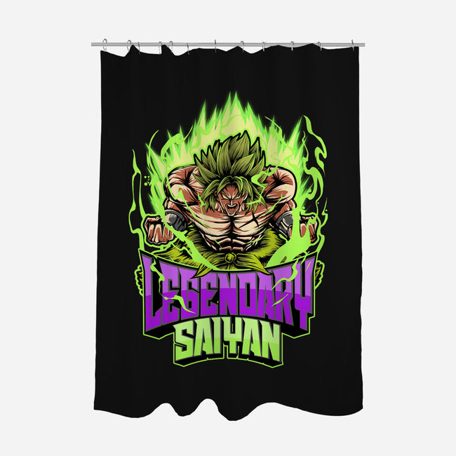 A New Saiyan-None-Polyester-Shower Curtain-Diego Oliver