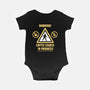 Warning Coffee Search-Baby-Basic-Onesie-rocketman_art