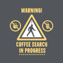 Warning Coffee Search-None-Removable Cover-Throw Pillow-rocketman_art