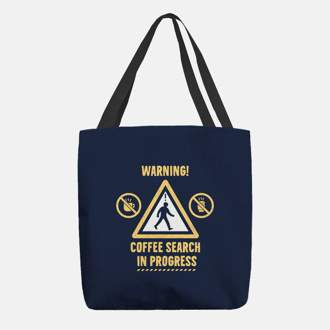 Warning Coffee Search-None-Basic Tote-Bag-rocketman_art