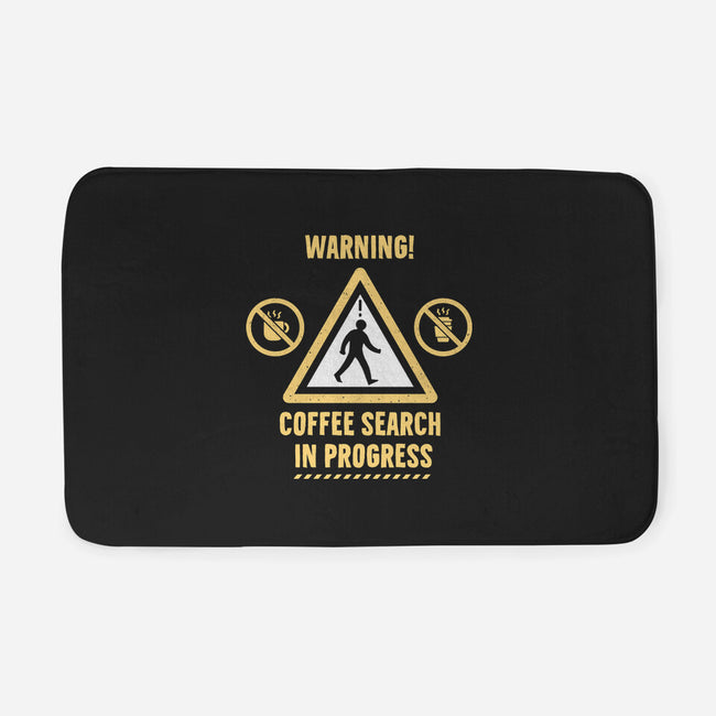 Warning Coffee Search-None-Memory Foam-Bath Mat-rocketman_art