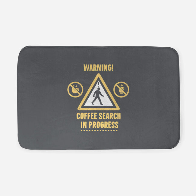 Warning Coffee Search-None-Memory Foam-Bath Mat-rocketman_art