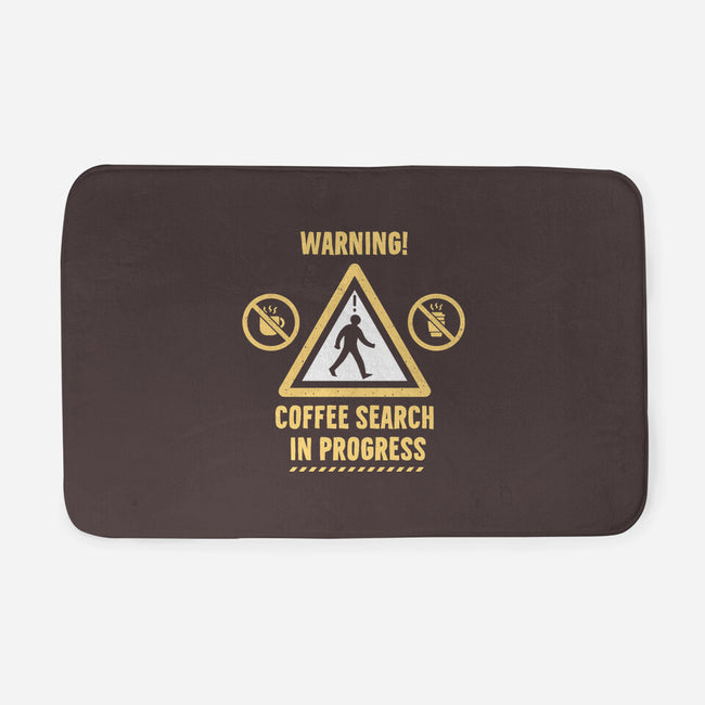 Warning Coffee Search-None-Memory Foam-Bath Mat-rocketman_art