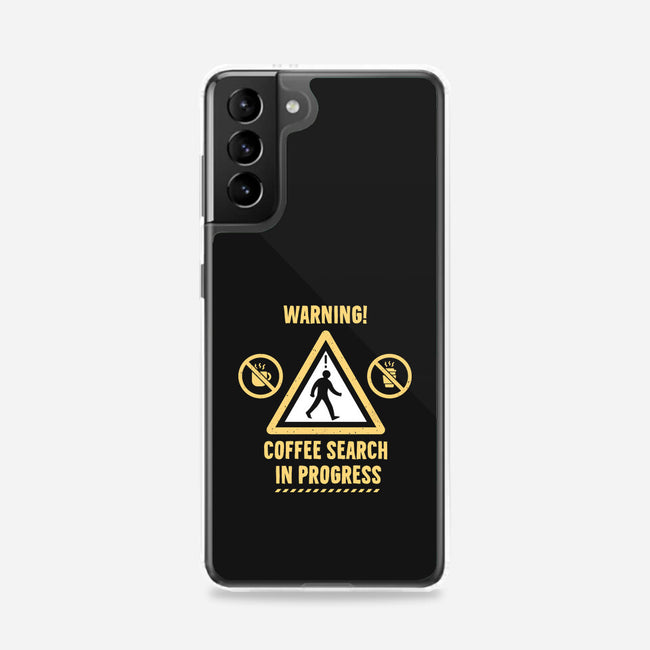 Warning Coffee Search-Samsung-Snap-Phone Case-rocketman_art