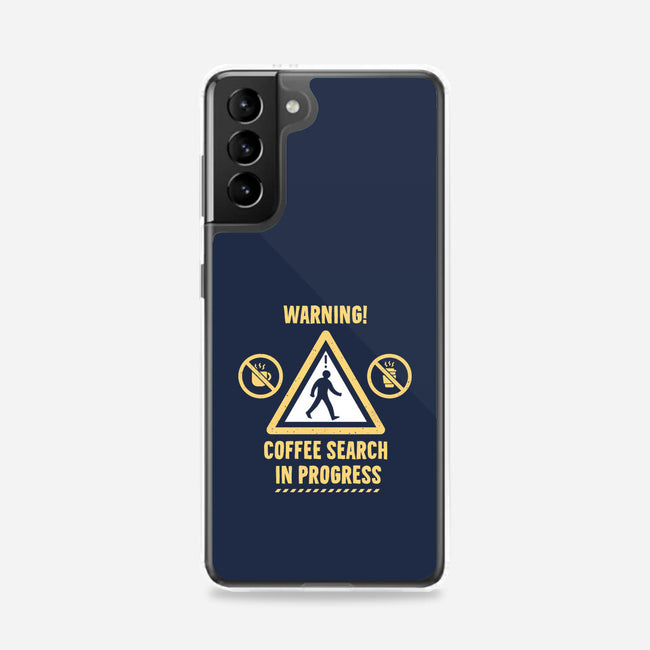 Warning Coffee Search-Samsung-Snap-Phone Case-rocketman_art