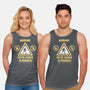 Warning Coffee Search-Unisex-Basic-Tank-rocketman_art