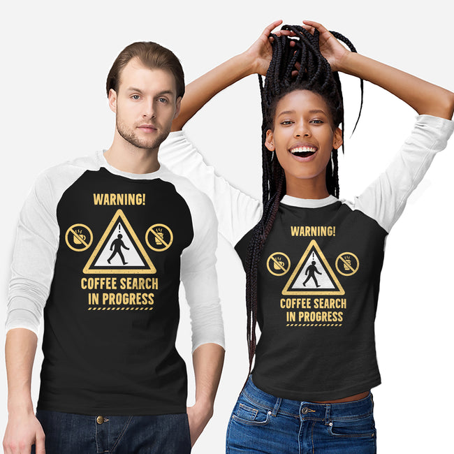 Warning Coffee Search-Unisex-Baseball-Tee-rocketman_art