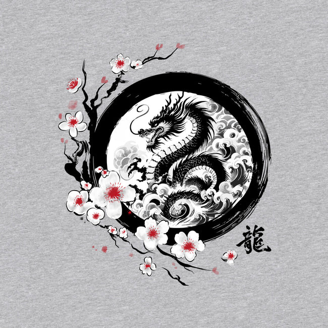 Year Of The Dragon Sumi-e-Womens-Fitted-Tee-DrMonekers