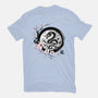 Year Of The Dragon Sumi-e-Womens-Fitted-Tee-DrMonekers