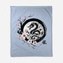 Year Of The Dragon Sumi-e-None-Fleece-Blanket-DrMonekers