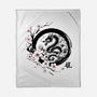 Year Of The Dragon Sumi-e-None-Fleece-Blanket-DrMonekers