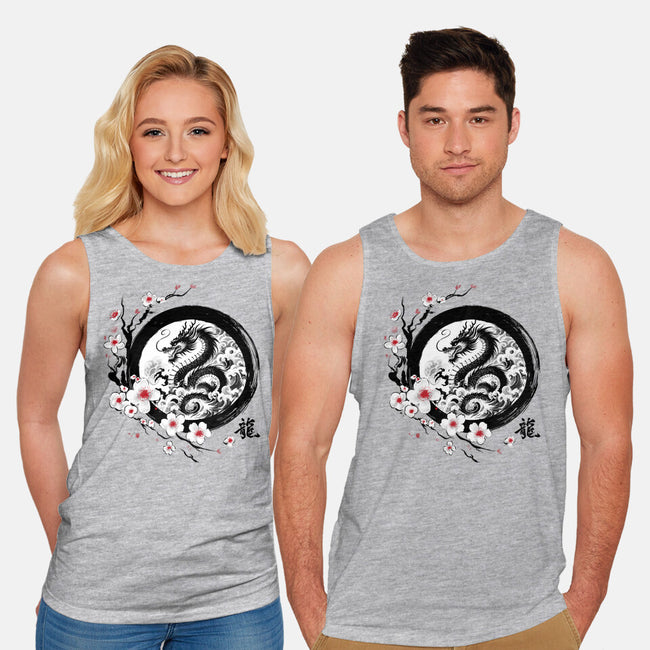 Year Of The Dragon Sumi-e-Unisex-Basic-Tank-DrMonekers