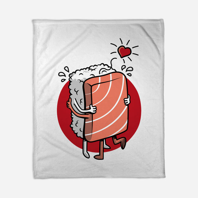 Sushi Love-None-Fleece-Blanket-Olipop