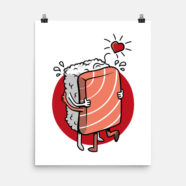 Sushi Love-None-Matte-Poster-Olipop