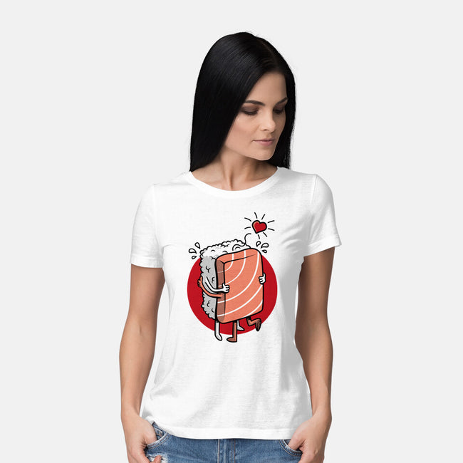 Sushi Love-Womens-Basic-Tee-Olipop