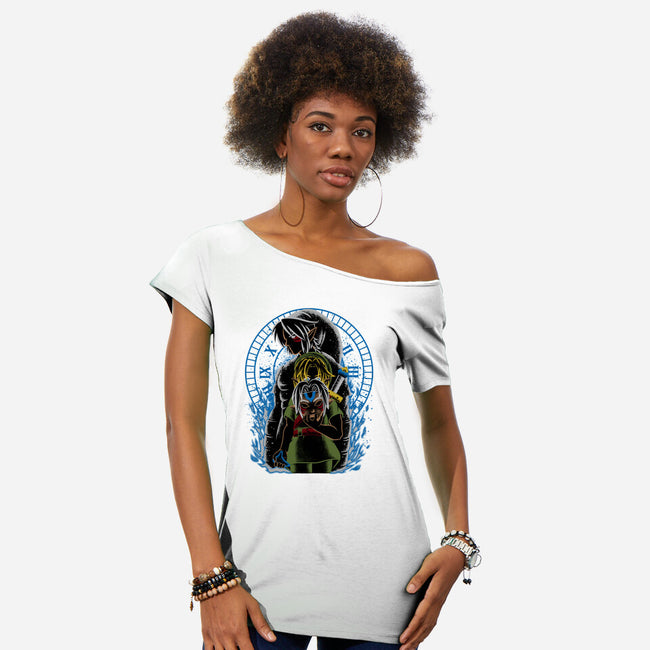 Fierce Deity-Womens-Off Shoulder-Tee-rmatix