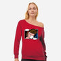 Rebel Kiss-Womens-Off Shoulder-Sweatshirt-Olipop