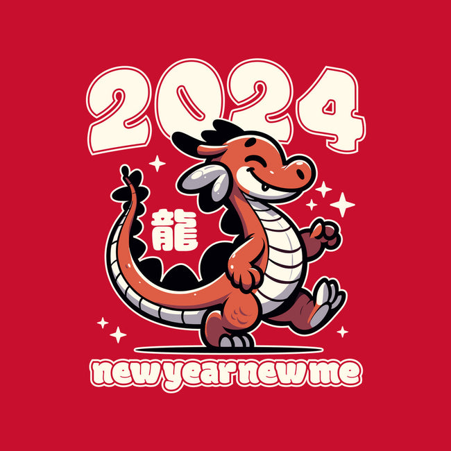 New Year New Dragon-Womens-Basic-Tee-RoboMega