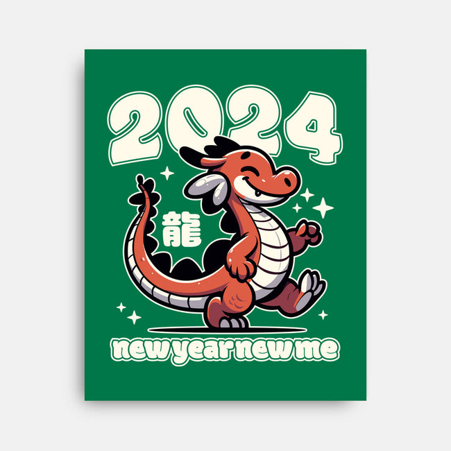 New Year New Dragon-None-Stretched-Canvas-RoboMega