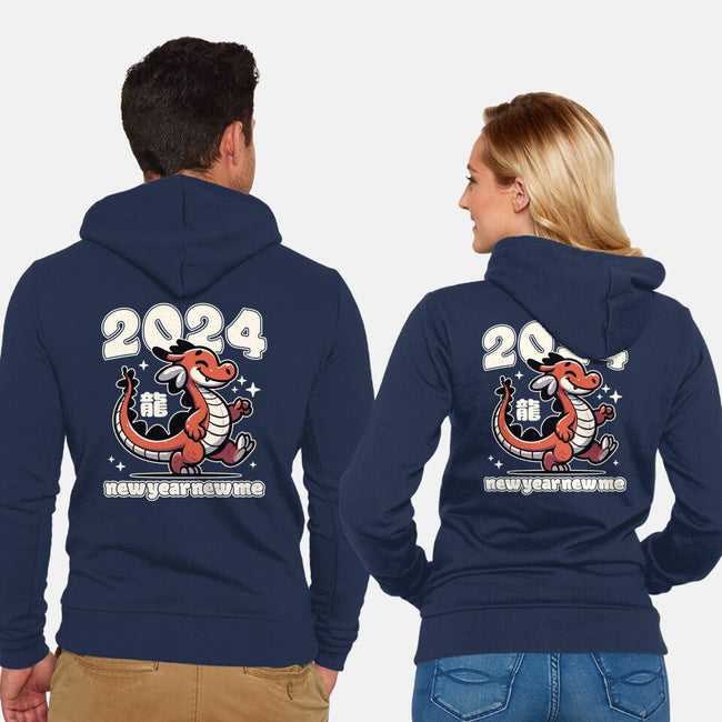 New Year New Dragon-Unisex-Zip-Up-Sweatshirt-RoboMega