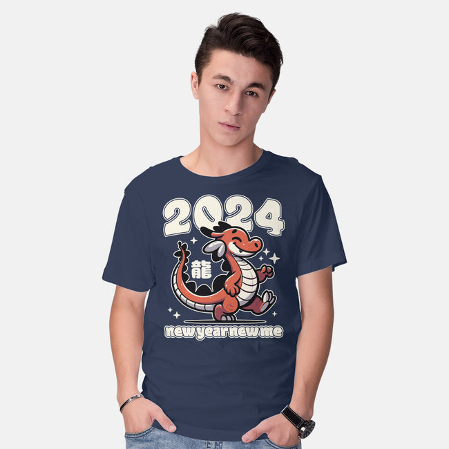 New Year New Dragon-Mens-Basic-Tee-RoboMega