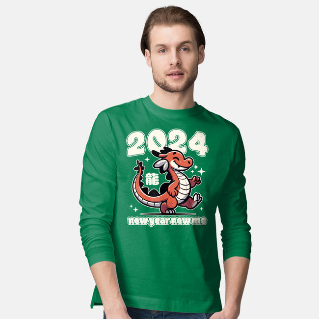 New Year New Dragon-Mens-Long Sleeved-Tee-RoboMega